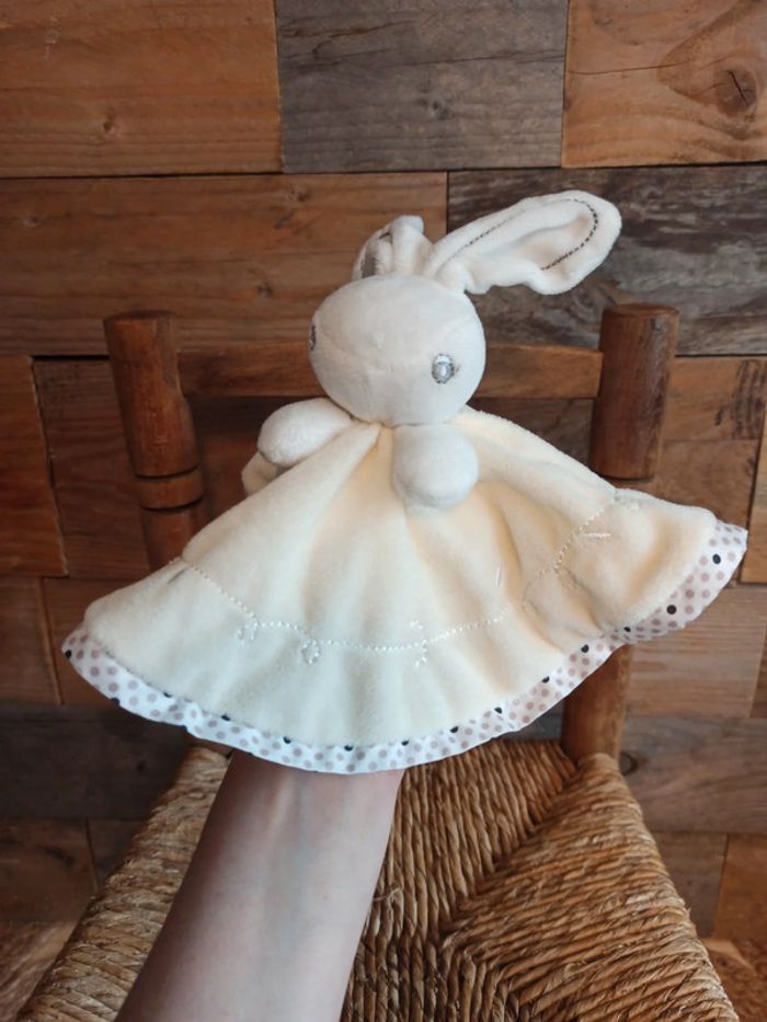 Doudou lapin broderie - photo numéro 4