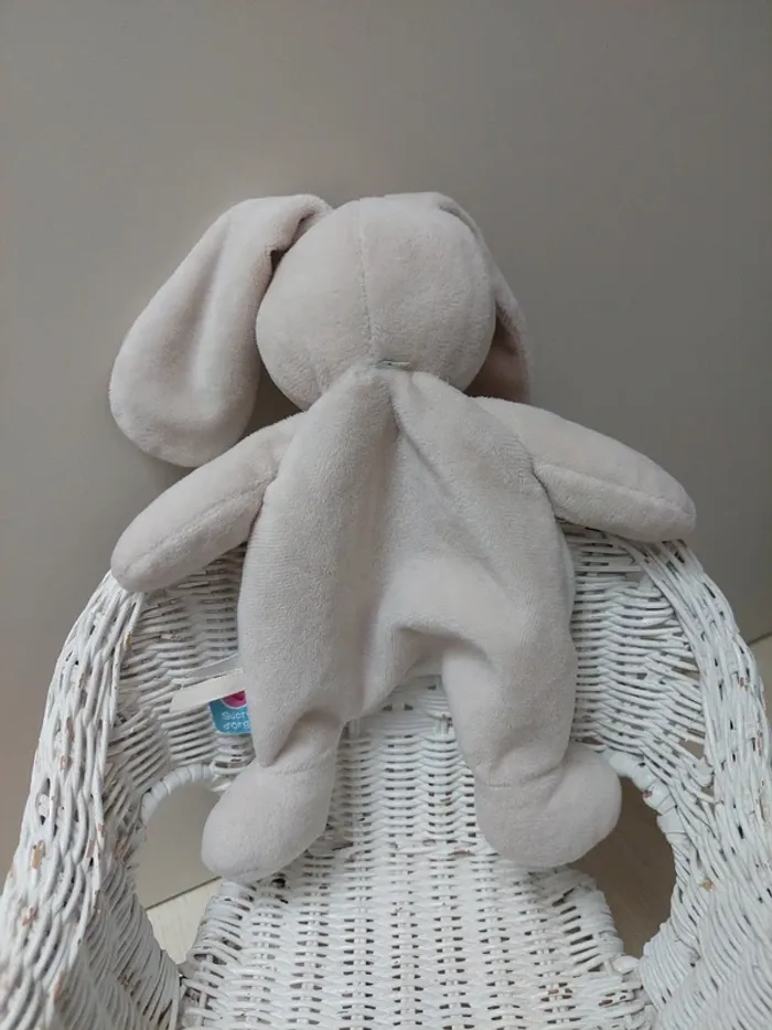 Sucre d'orge - peluche lapin corps plat etoile - photo numéro 4