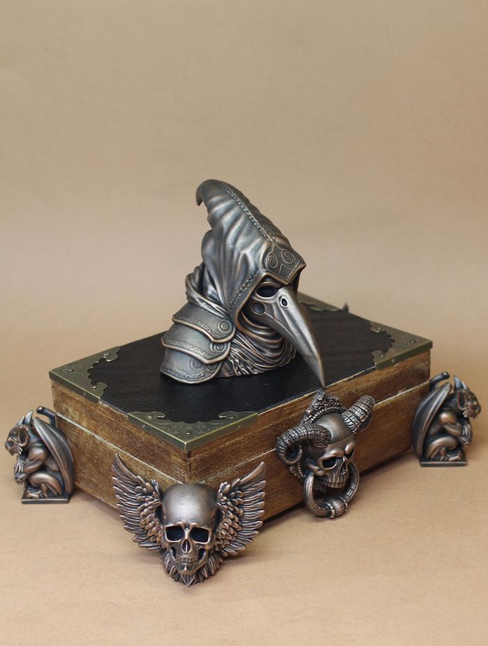 Boite Coffret à bijoux Le Gardien de la Peste –Style Gothique & Steampunk - photo numéro 7