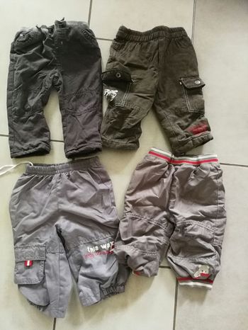 Lot pantalons chauds