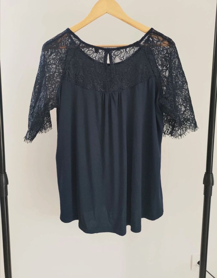 Ma Boutique Plus t-shirt marine T4 - photo numéro 4