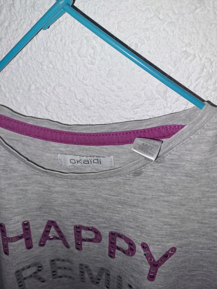 T-shirt fille 4 ans - photo numéro 3