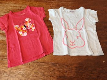 Lot de 2 t-shirt été fille taille 3 ans