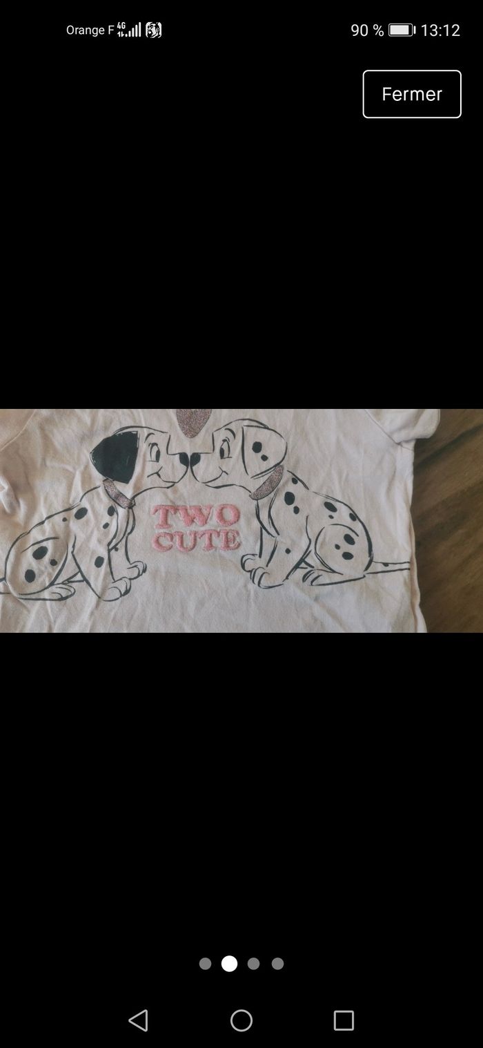 T shirt 101 dalmatiens - photo numéro 2