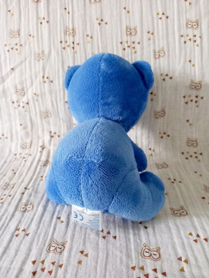 Peluche ours bleu Nestlé - photo numéro 2