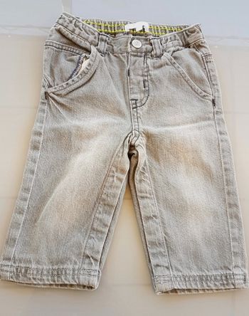 Jean  garçon gris kitchoun 6 mois