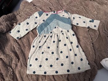Robe catimini 12m à pois