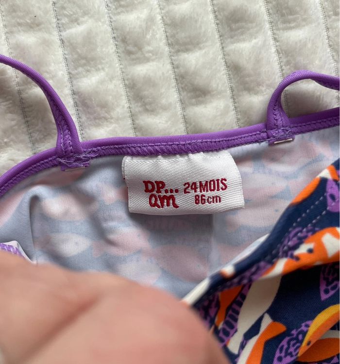 Maillot de bain bébé fille, 18/24 mois, DPAM - photo numéro 3