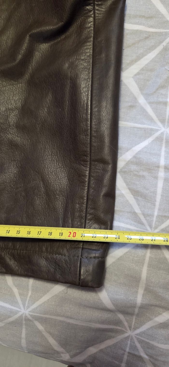 Pantalon marron cuir véritable T.46 - photo numéro 5
