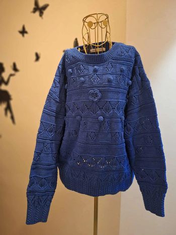 Pull bleu roi