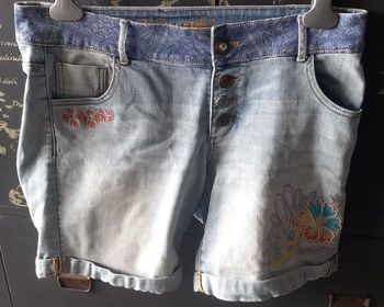 Bermuda jean femme Desigual