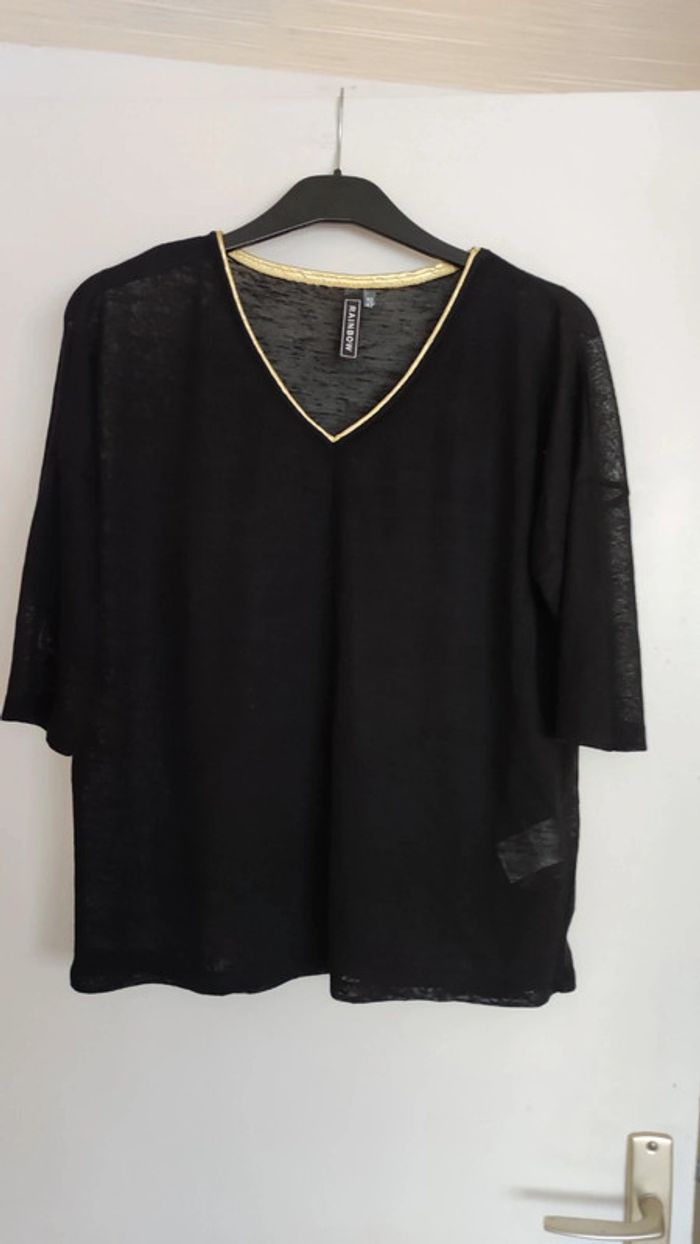 Pull transparent neuf rainbow 40 42