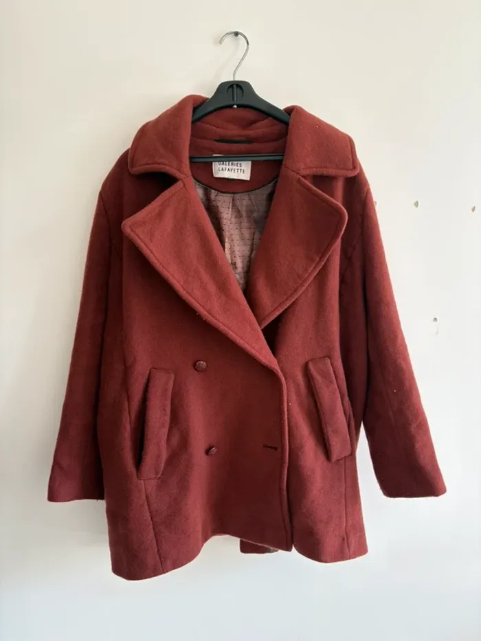 Manteau caban Galeries Lafayette - Bordeaux - Taille 46