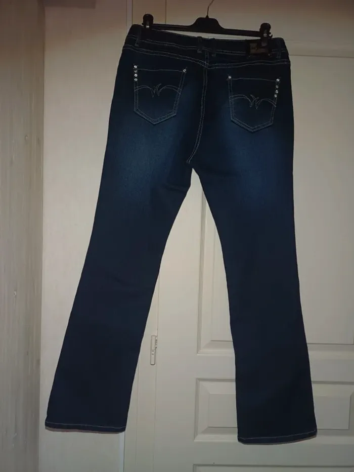 Jeans évasés Vintage Seyoo - photo numéro 4