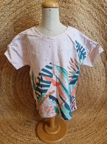 Tee-shirt rose fille catimini 6 ans