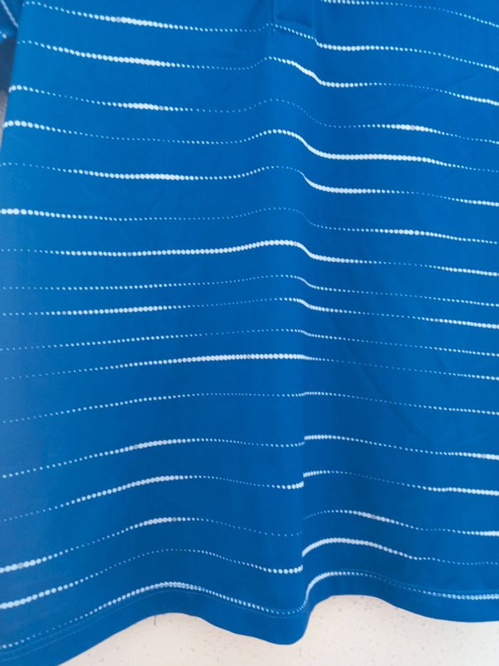 Polo garçon rayures bleu et blanc Taille : 8 ans - photo numéro 2