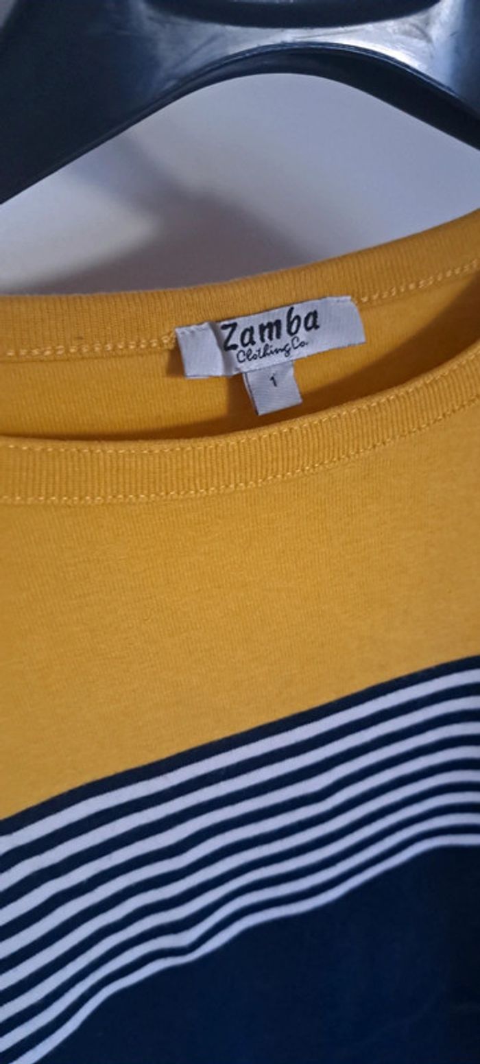 Tee-shirt pull marinière Zamba - photo numéro 4