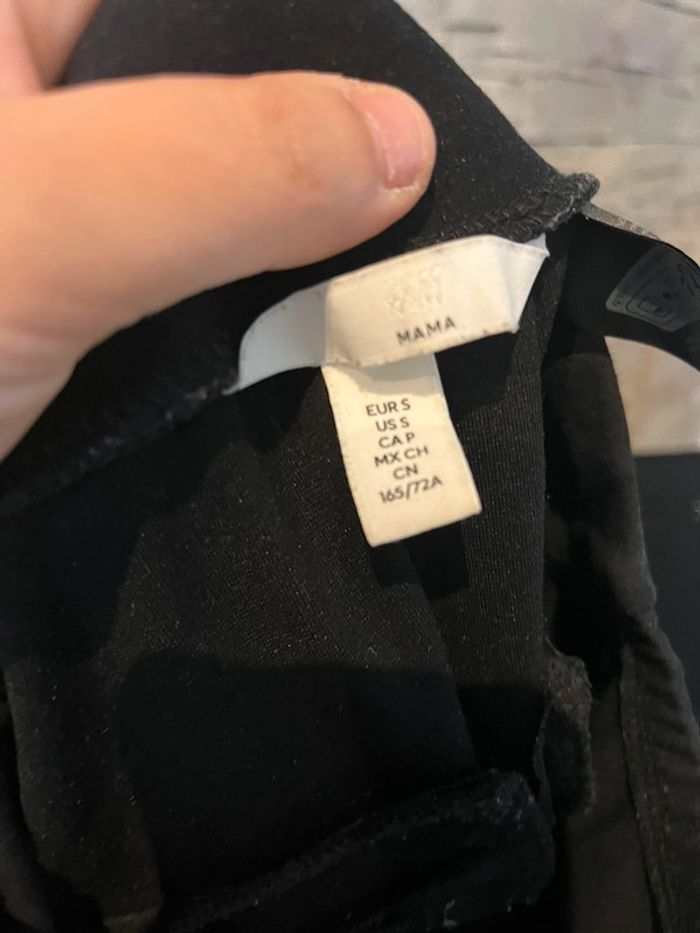 Pantalon noir de grossesse taille S - photo numéro 3