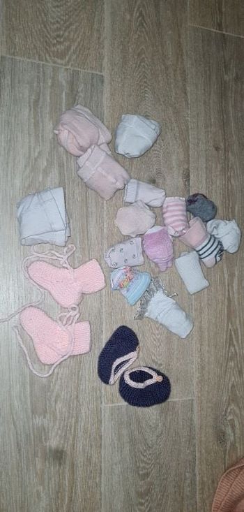 Lot chaussette chausson collant