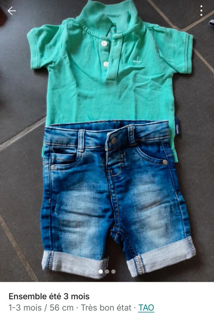 Gros lot de vêtements garçon 3 mois - photo numéro 8