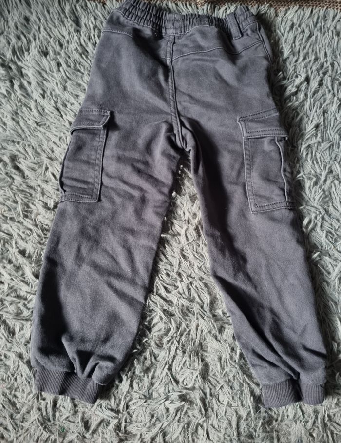 Pantalon gris style cargo 5ans - photo numéro 4