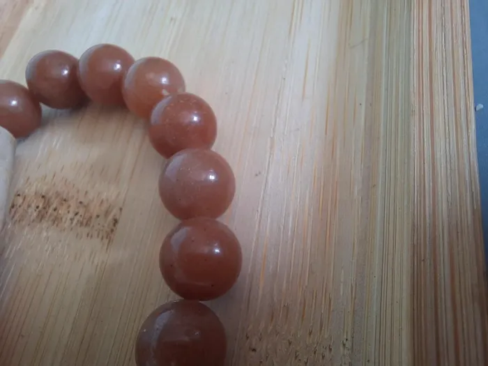 Bracelet en Aventurine Orange – Énergie Joyeuse & Créativité - photo numéro 3