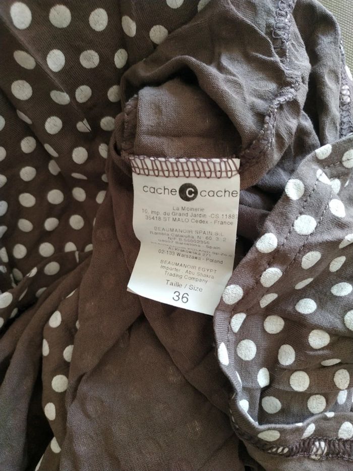 Robe marron Cache Cache - photo numéro 3