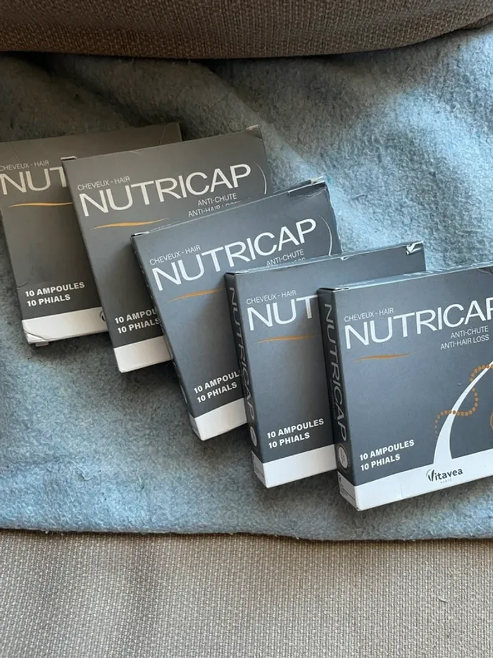 Lot de 5 boîtes nutricap Soin anti chute de cheveux