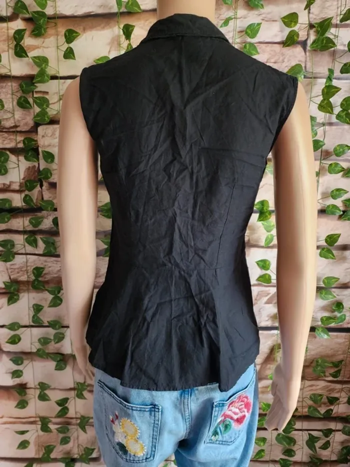 🌸Blouse noire H&M Taille 38🌸 - photo numéro 4