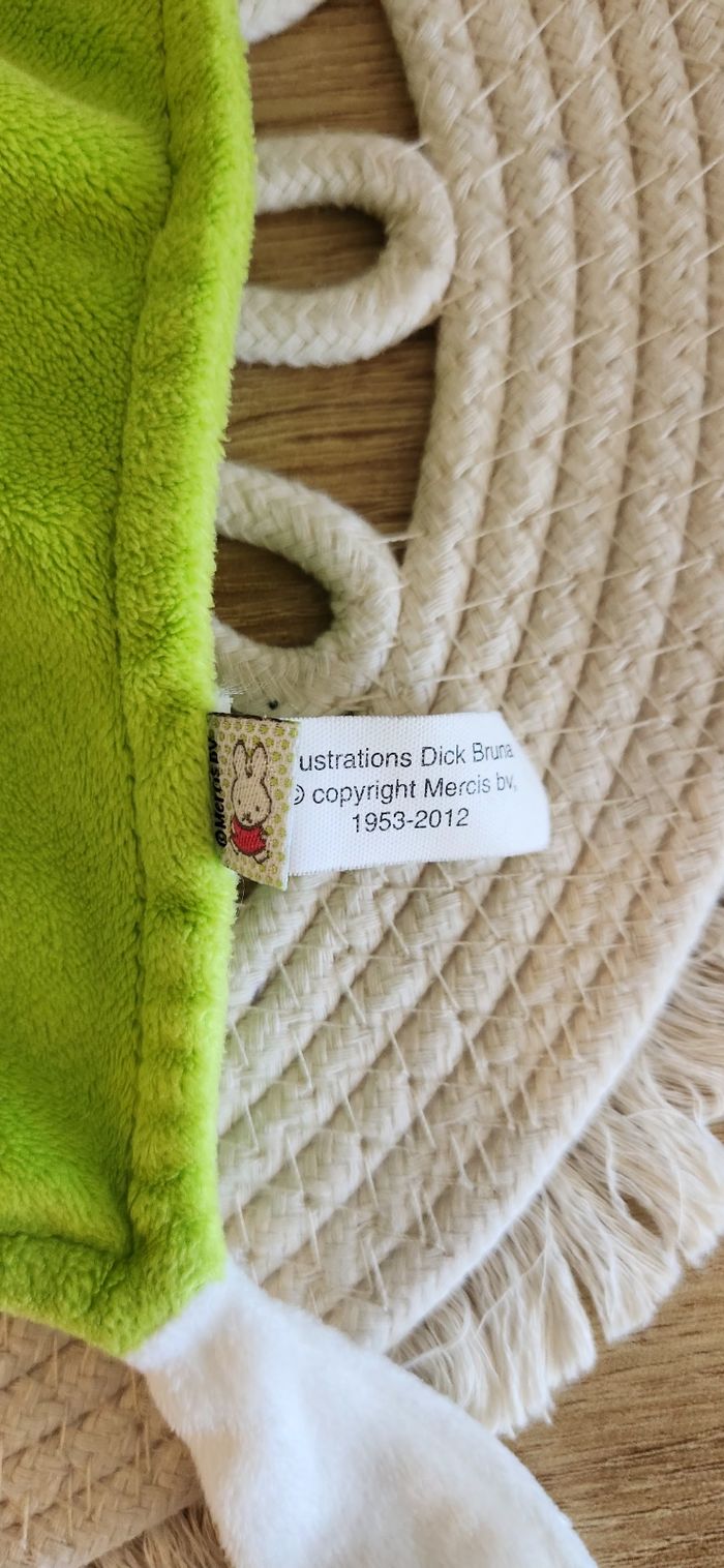 Doudou Lange Bébé Lapin Miffy - photo numéro 8