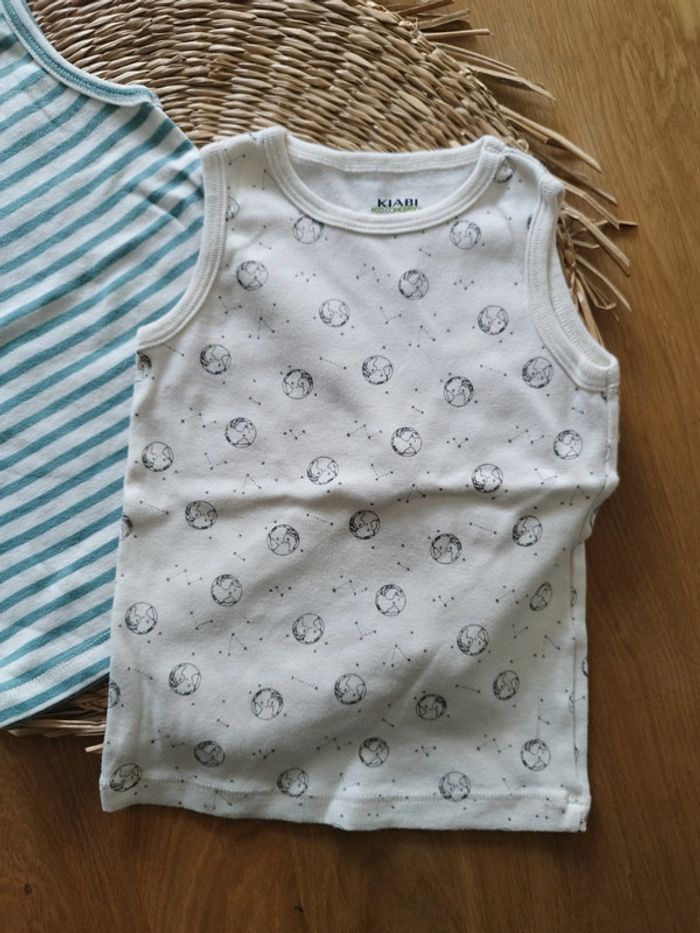 Lot de 2 débardeurs Kiabi 24 mois - photo numéro 2