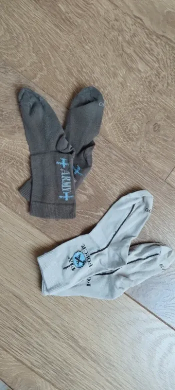 Lot de 2 paires de chaussettes brunes et beige - 27-30