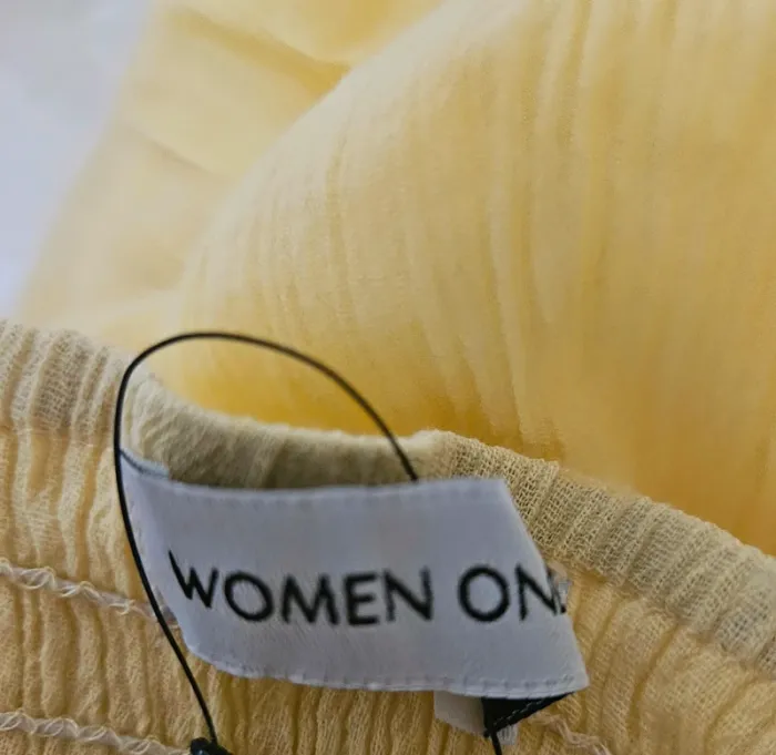 Jupe jaune avec ceinture offerte Women Only Taille 40/42 Neuve - photo numéro 7
