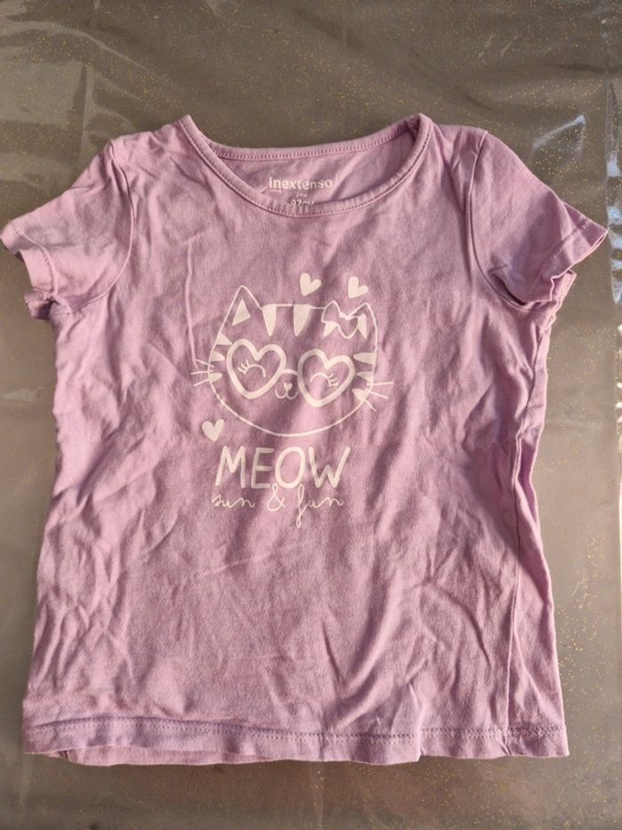 Tee shirt mauve