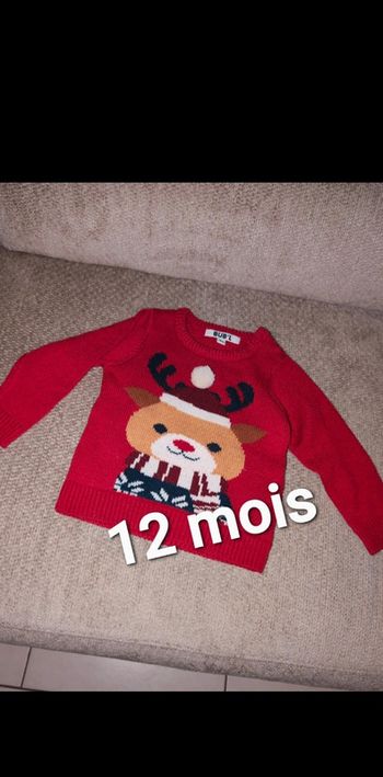 Pull de Noël 🎅 12 mois