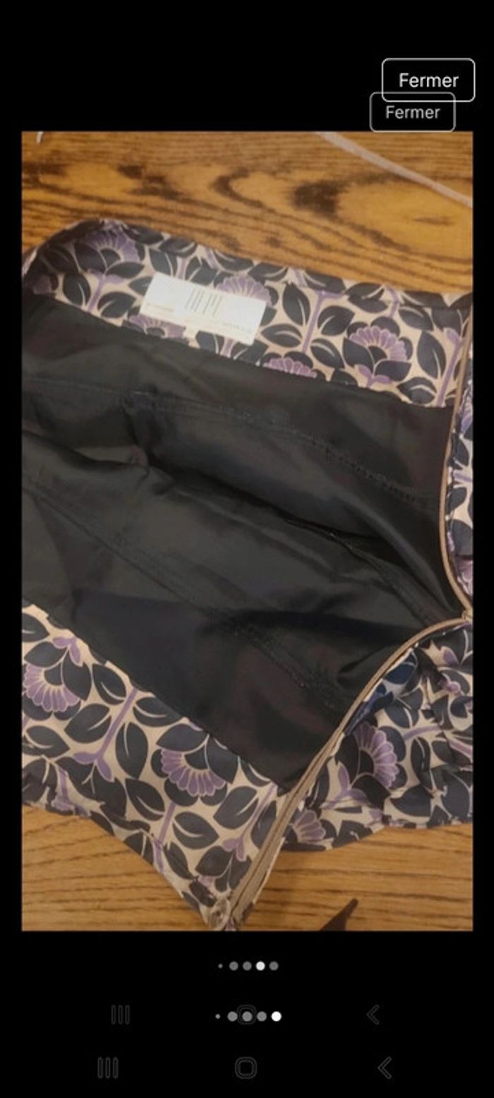 Mini jupe Dept 100% Soie taille S parfait état - photo numéro 13