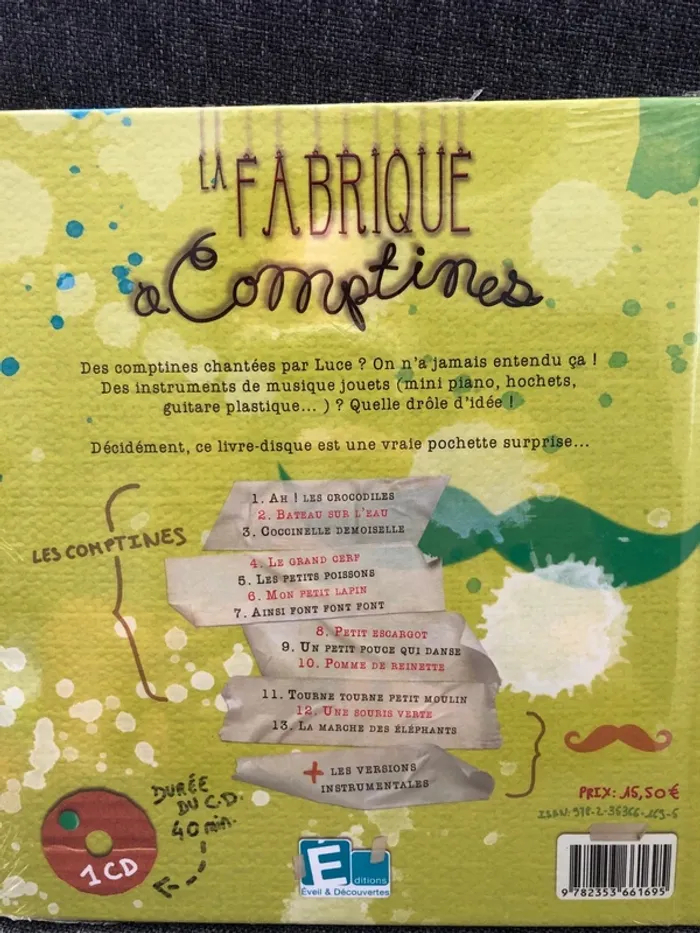 Livre-Disque La Fabrique à Comptines - photo numéro 2