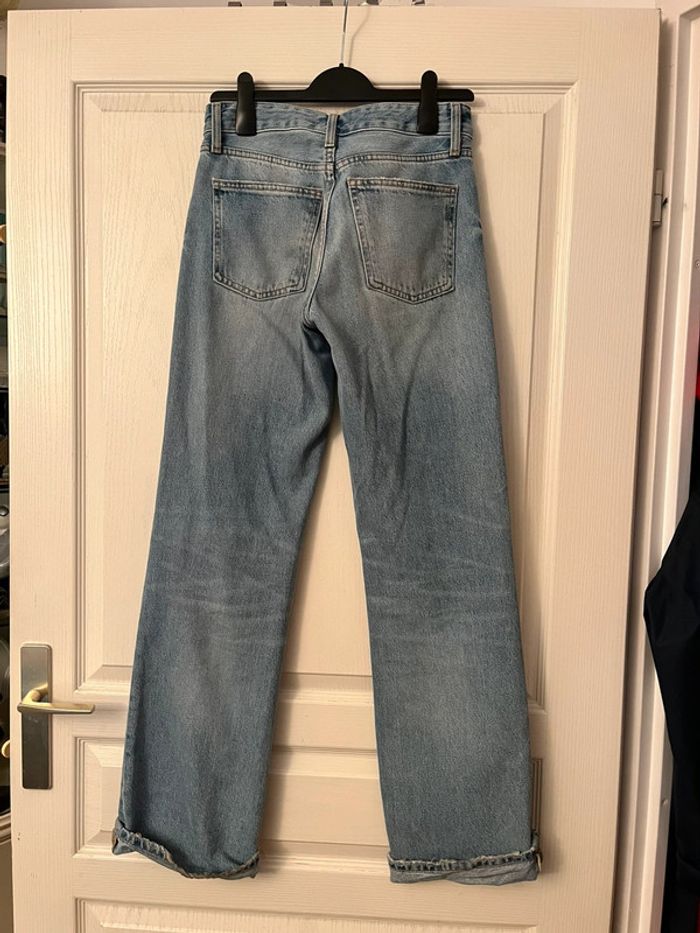 Jean droit Zara bleu taille 34 - photo numéro 3