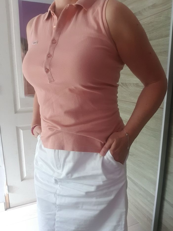 Magnifique débardeur sans manches taille 38 lacoste - photo numéro 5