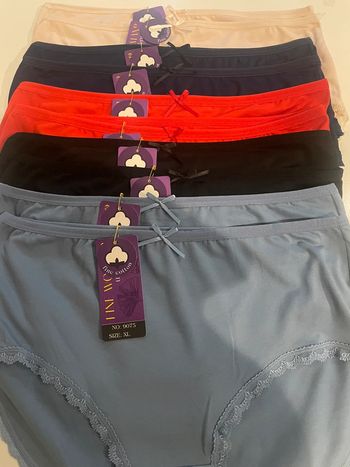 10 culottes Fine Woman coton dentelle XL