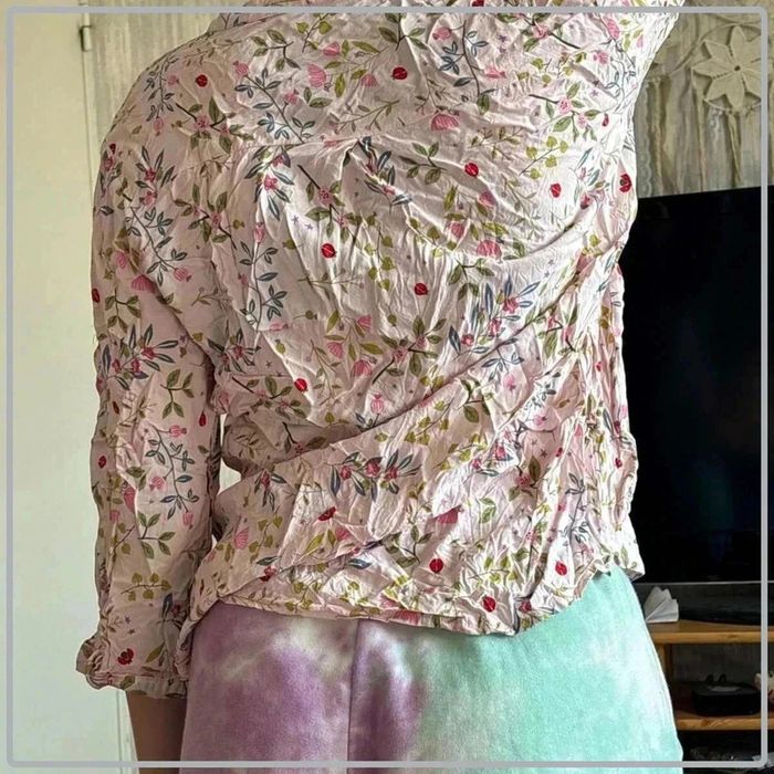 Chemisier motif  floral taille  3xl  mais taille  40 - photo numéro 3