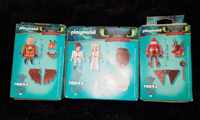 Lot 3 playmobil dragon 70043 70044 70045 - photo numéro 2