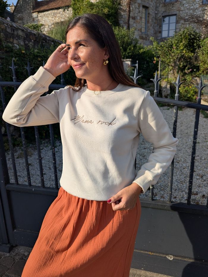 Sweat molletonné Mama Rock beige/taupe
Taille L - photo numéro 3