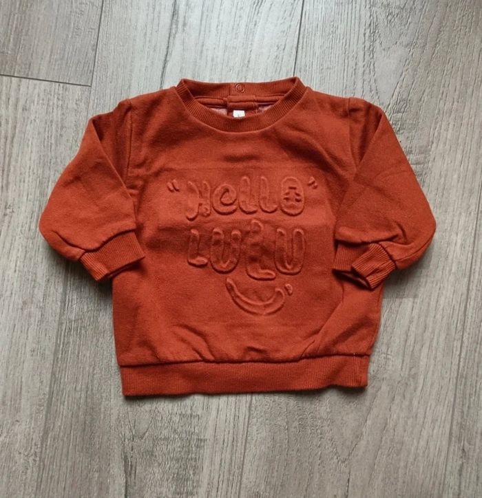 Sweat 6 mois Lulu castagnette