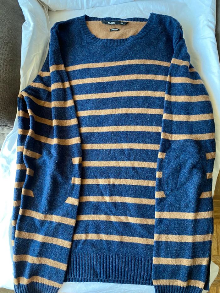 Pull marinière XXL - photo numéro 2
