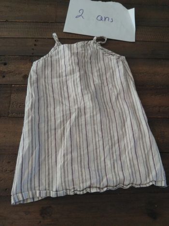 Robe d'été en lin retro obaibi 2 ans