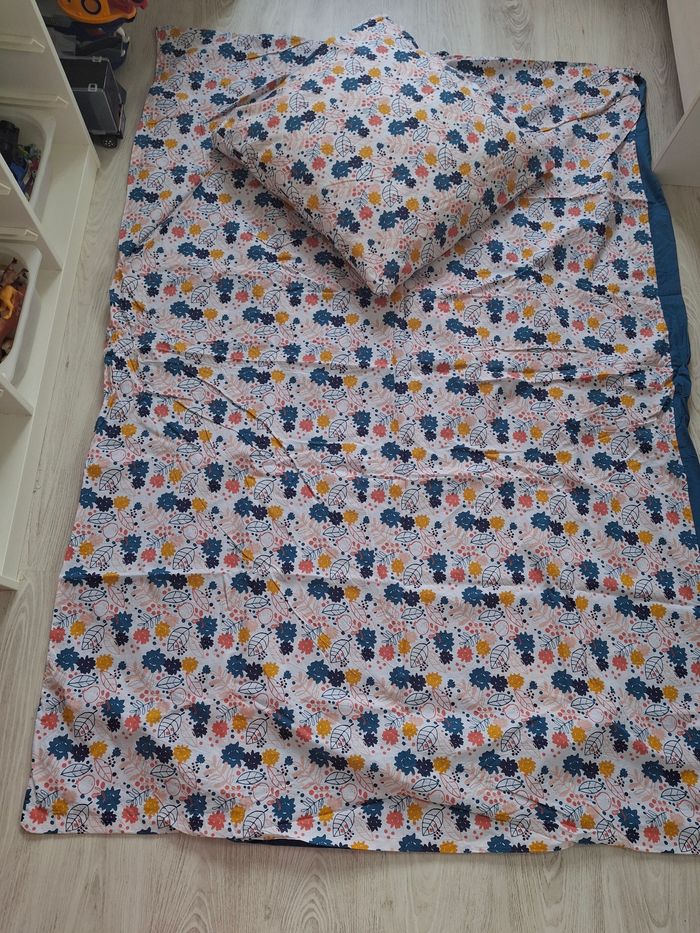 Lot ensemble housse de couette et coussin Lama Petit beguin NEUF - photo numéro 6