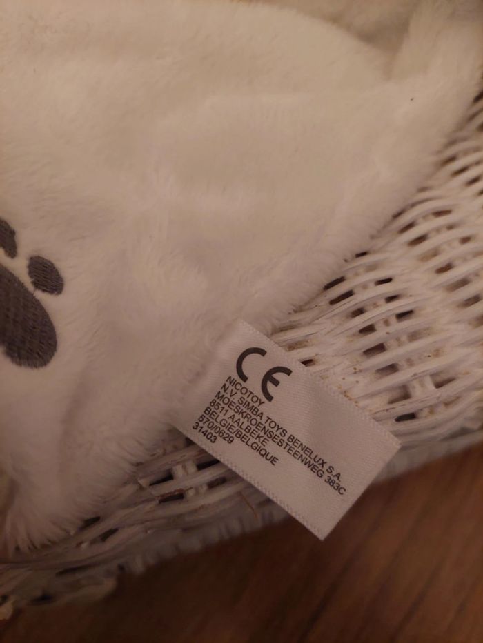 Doudou plat chien ou mouton Nicotoy - photo numéro 5