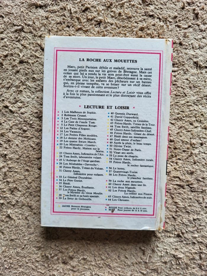 La Roche aux Mouettes - Livre ancien 1963 - photo numéro 3