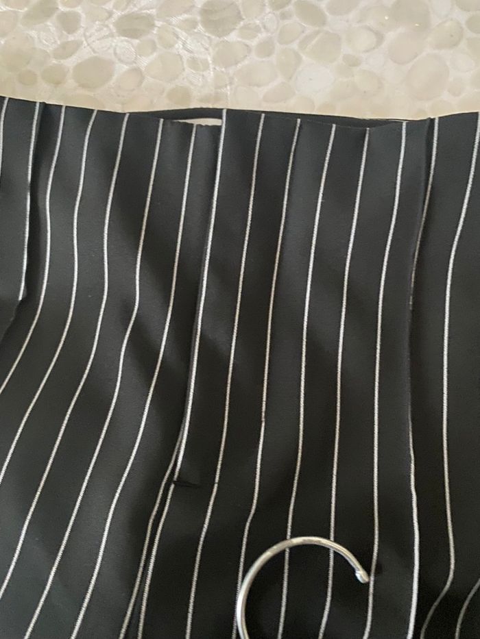 Pantalon noir à rayure Bershka - photo numéro 7